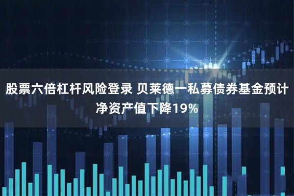 股票六倍杠杆风险登录 贝莱德一私募债券基金预计净资产值下降19%