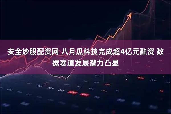 安全炒股配资网 八月瓜科技完成超4亿元融资 数据赛道发展潜力凸显